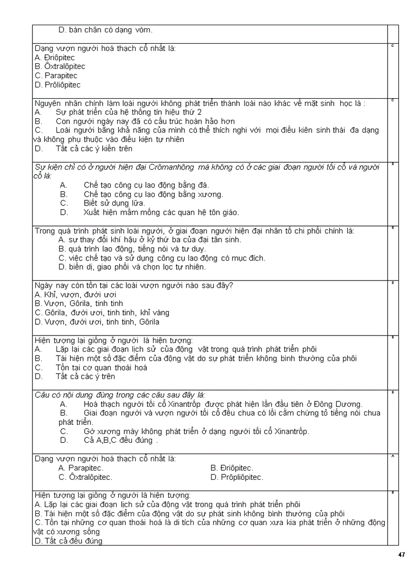 image for page Câu hỏi trắc nghiệm ôn thi TNTHPT