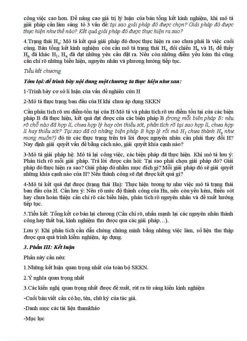 image for page Cấu trúc một Sáng kiến kinh nghiệm