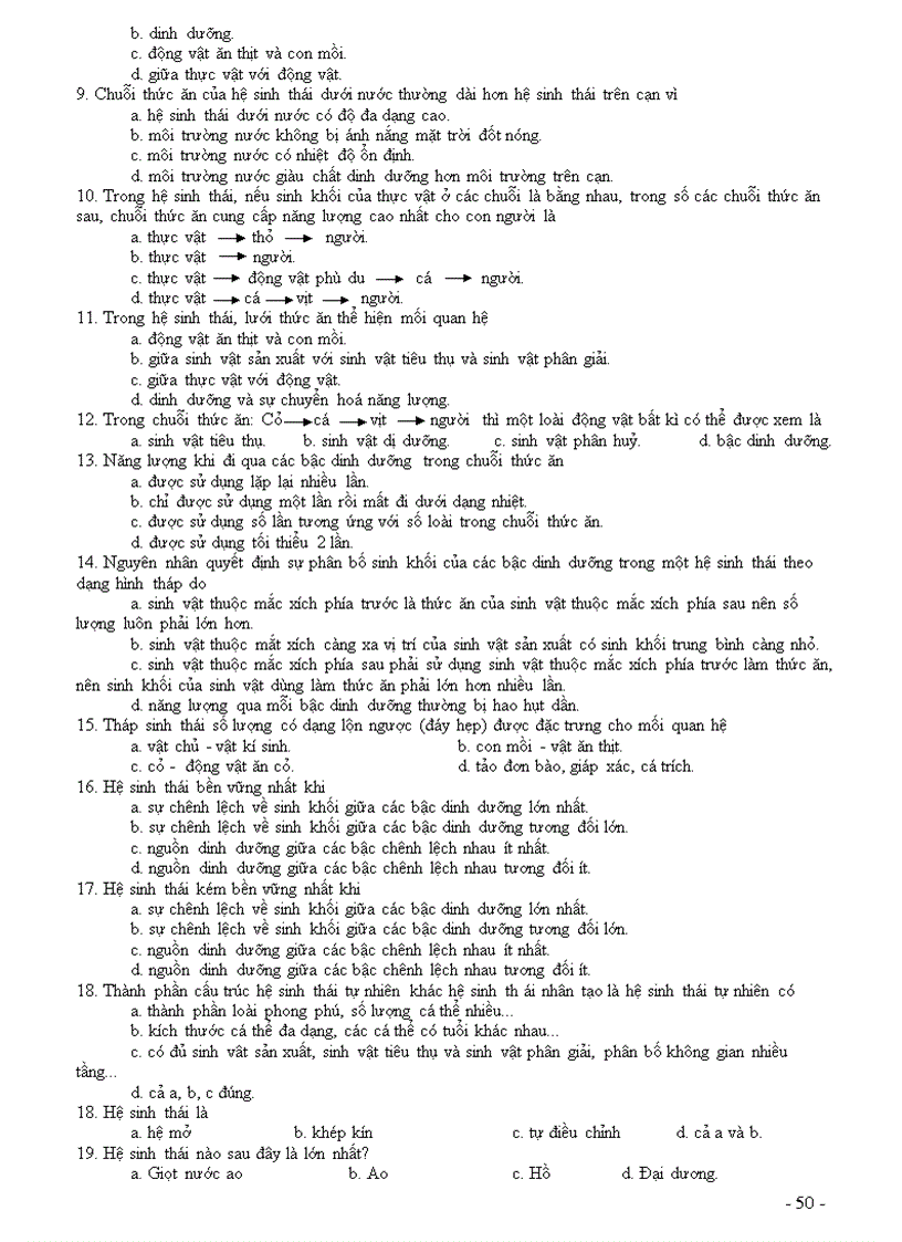 image for page Cau hoi trac nghiem sinh 12 theo chuong