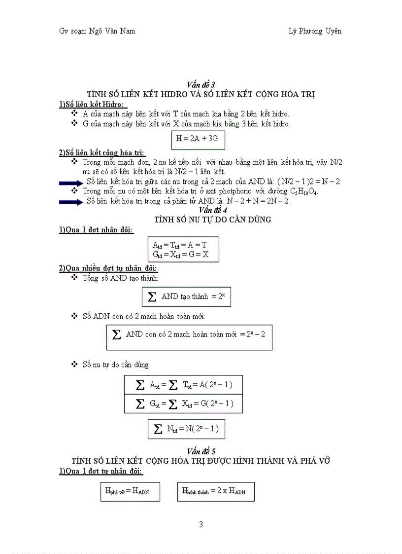 Công Thức Sinh 12