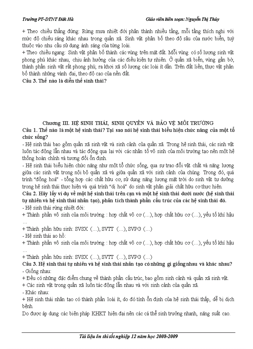 image for page Đê cương ôn thi tốt nghiệp THPT có phân phối và TN kèm theo