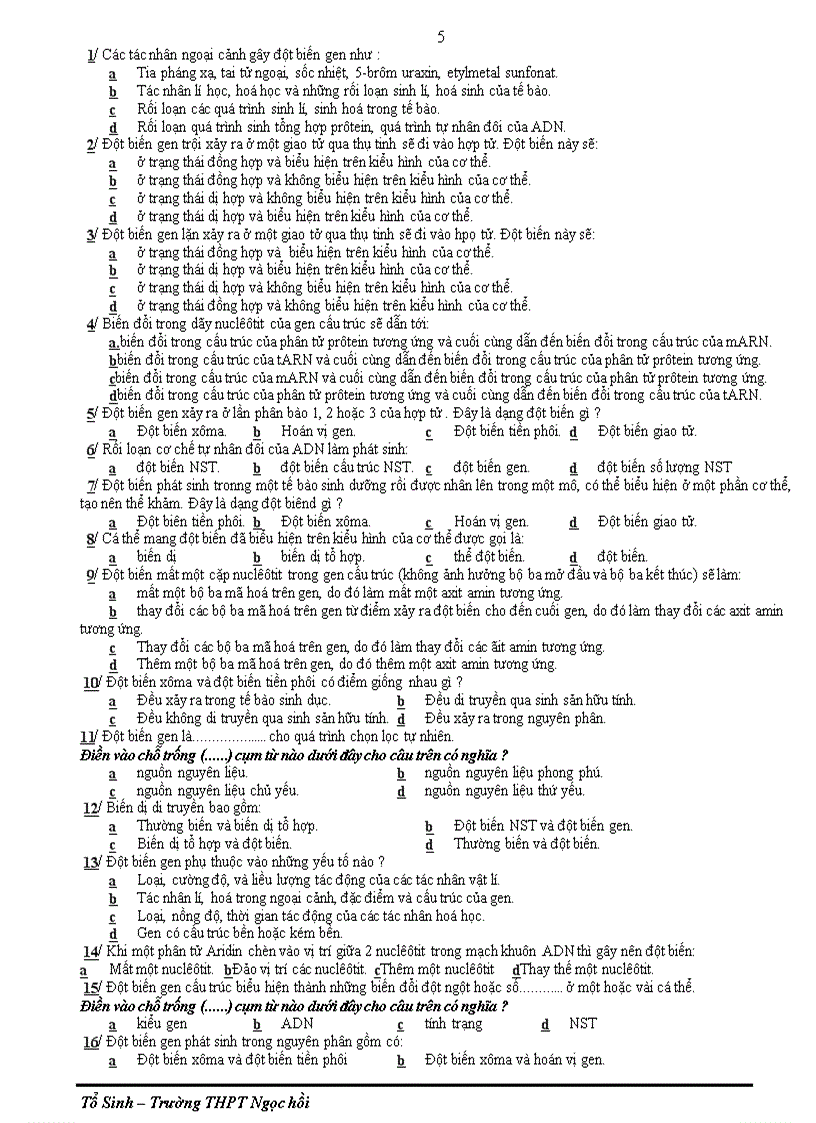 image for page Đề cương ôn thi tốt nghiệp