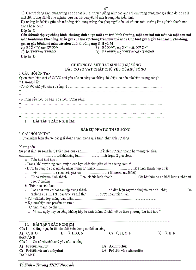 image for page Đề cương ôn thi tốt nghiệp