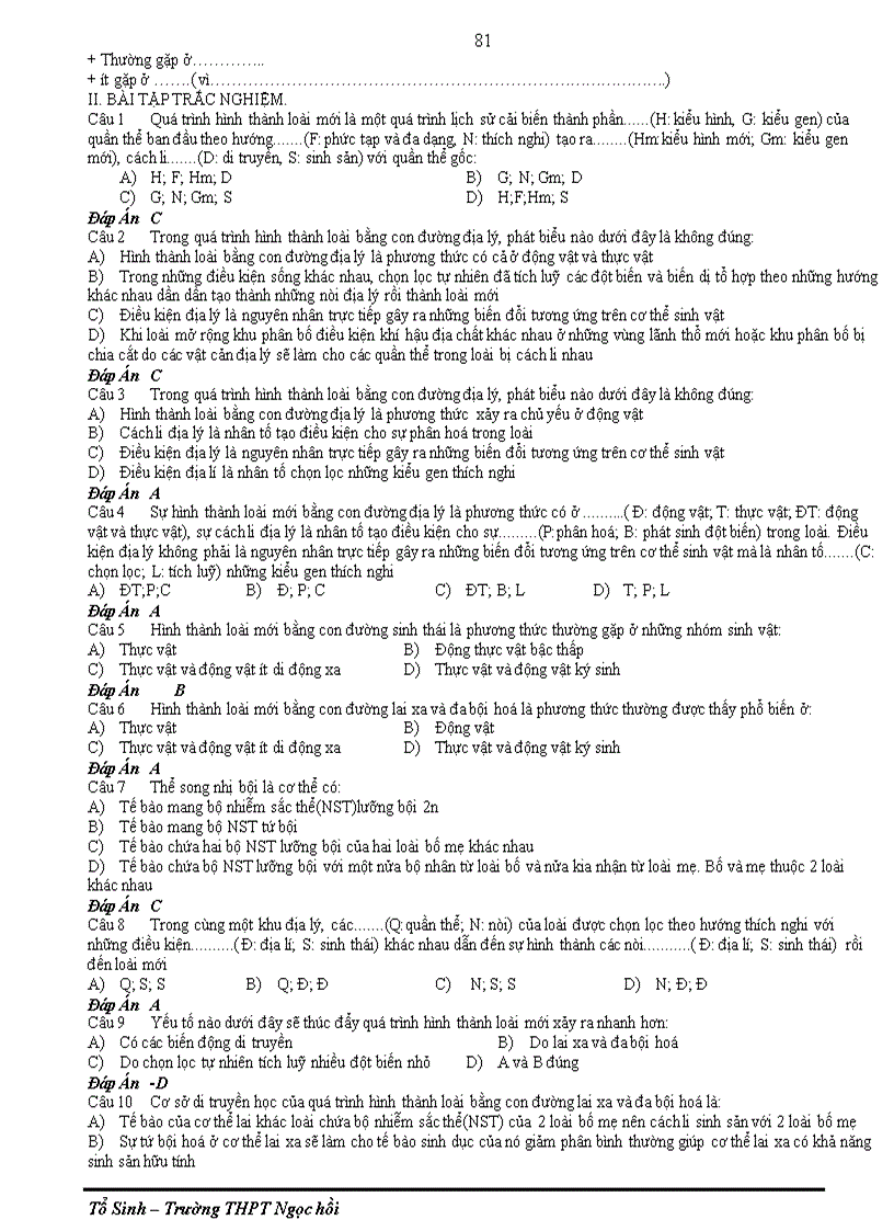 image for page Đề cương ôn thi tốt nghiệp