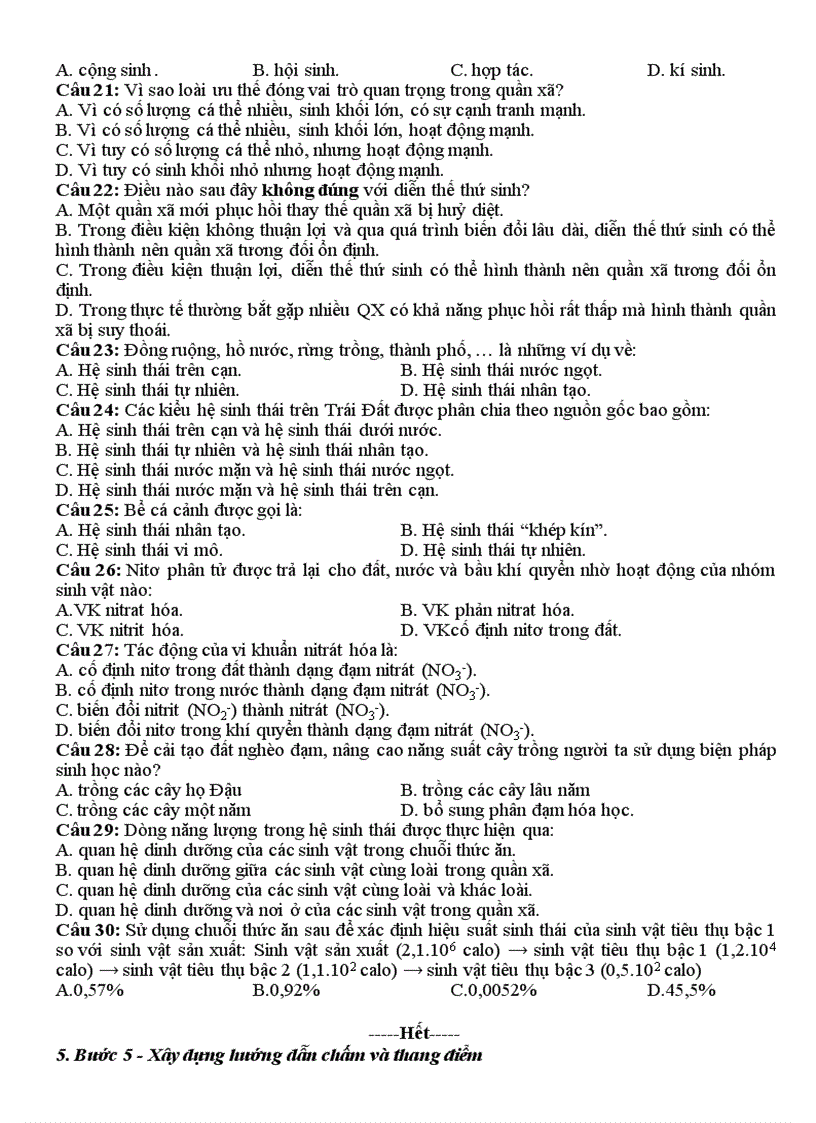 image for page Đề kiểm tra học kỳ II Ma trận