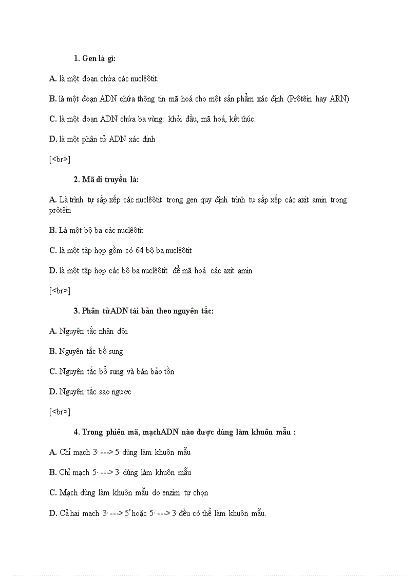 image for page Đề kiểm tra sinh học 12 1 tiết