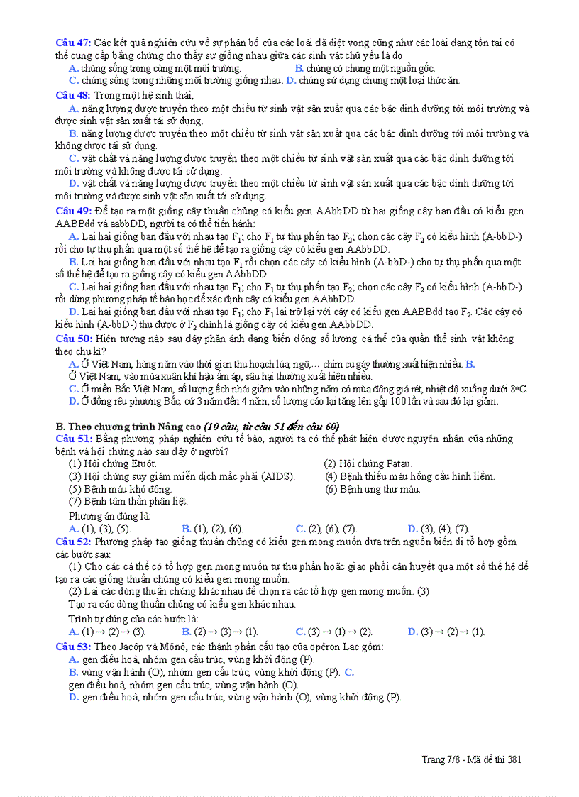 image for page Đề thi đh sinh b m381 2010