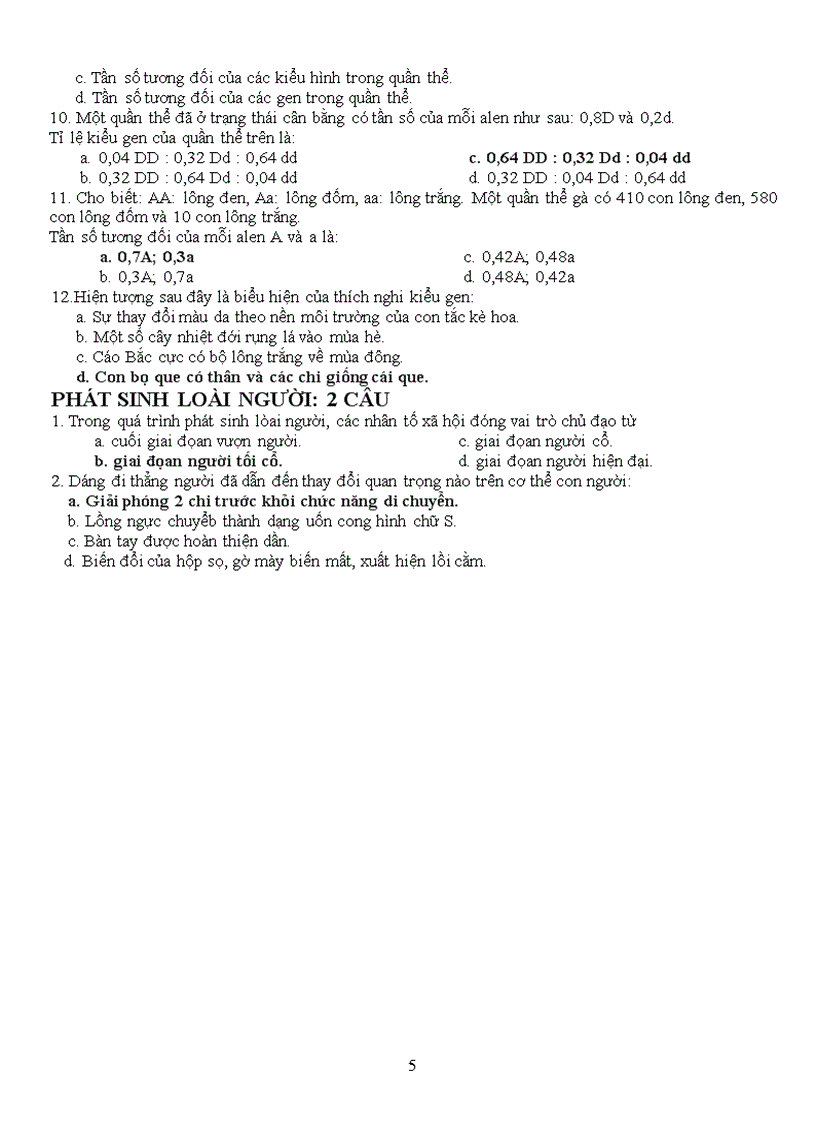 image for page Đề thi thử TN THPT Môn sinh Có đáp án