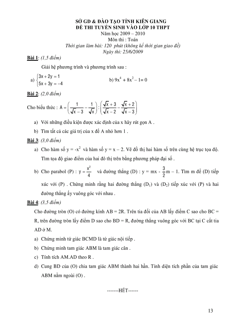 image for page Đề thi vào lớp 10