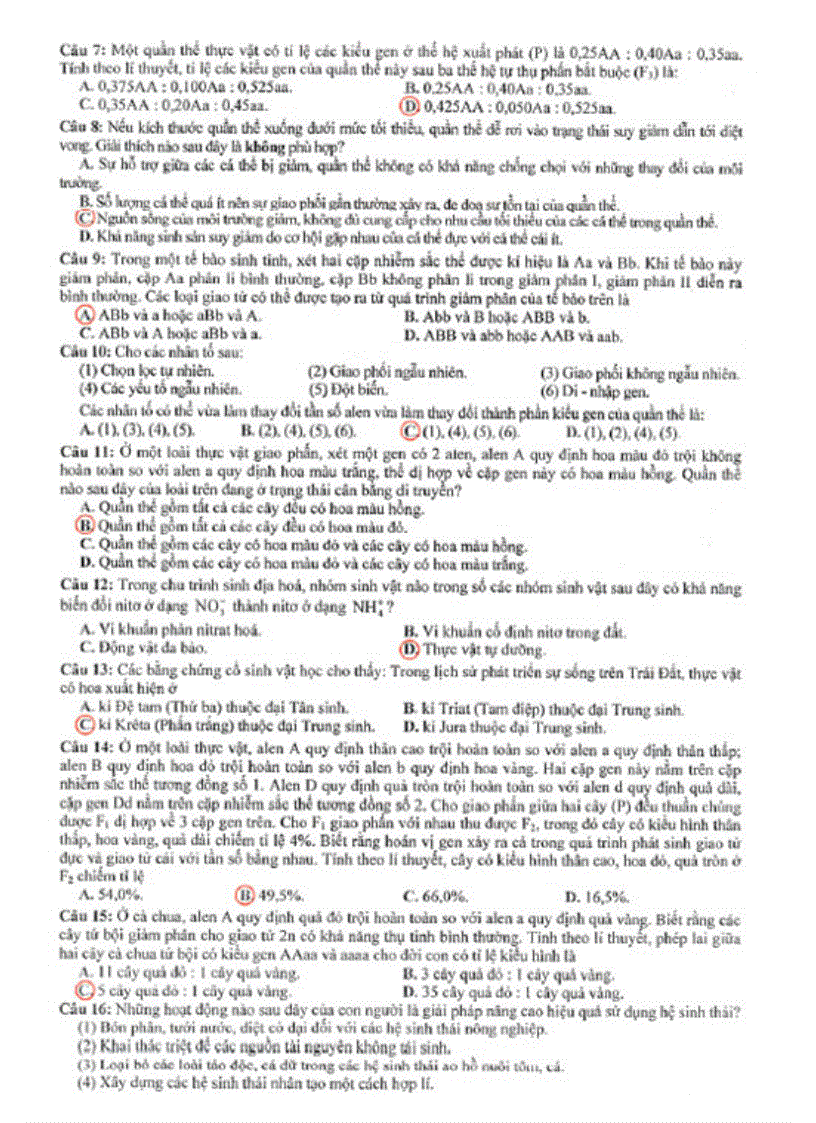 image for page Đề đáp án thi đh 2010 sinh b 473