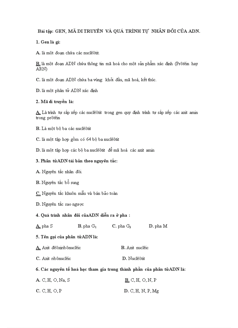 image for page Gen ma di truyen va qua trinh tu nhan doi ADN