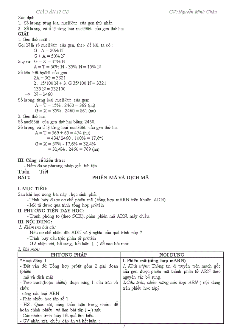 image for page Giáo án 12 cb 2009