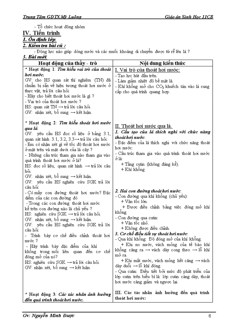 image for page Giao an sinh 11cb