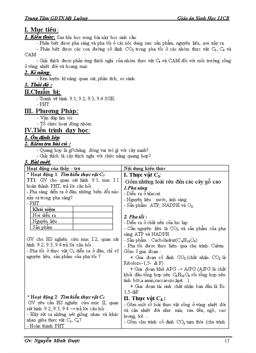 image for page Giao an sinh 11cb