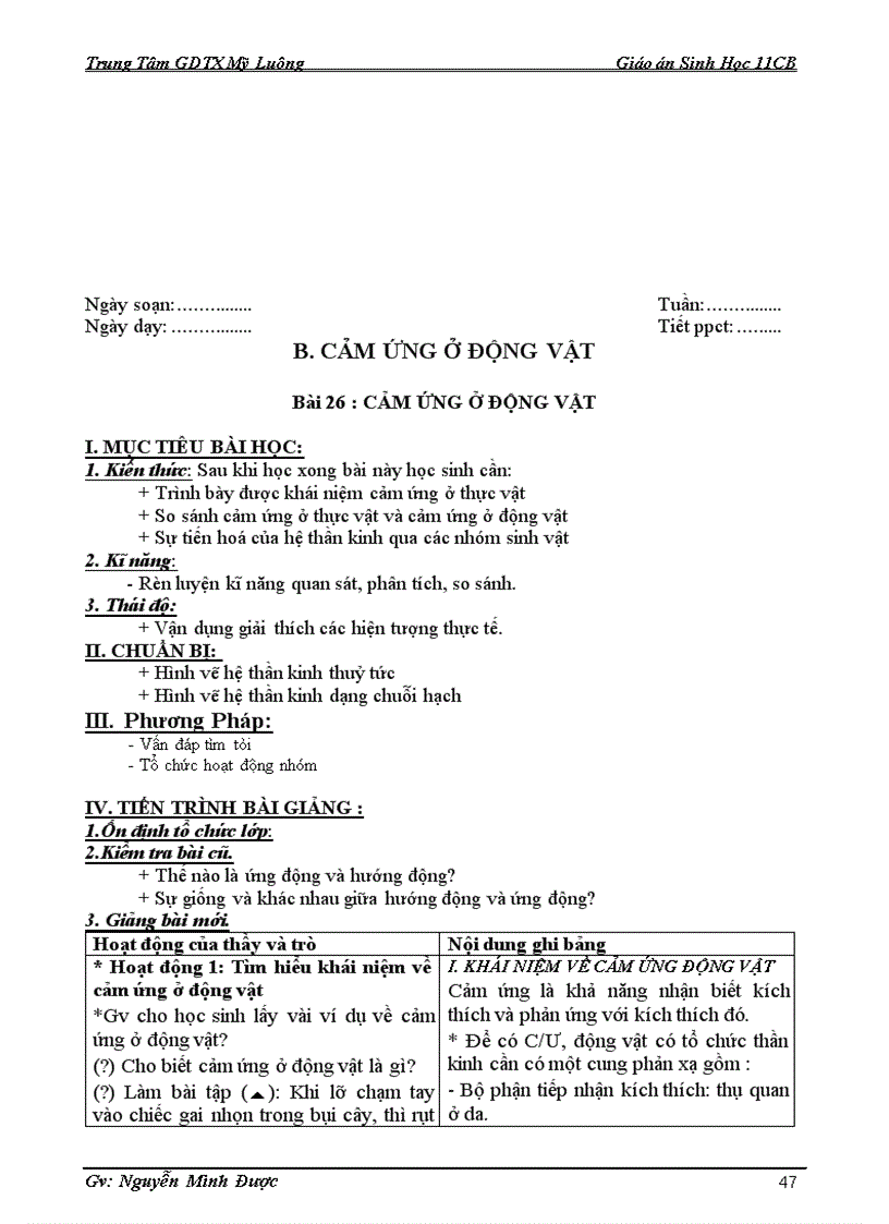 image for page Giao an sinh 11cb