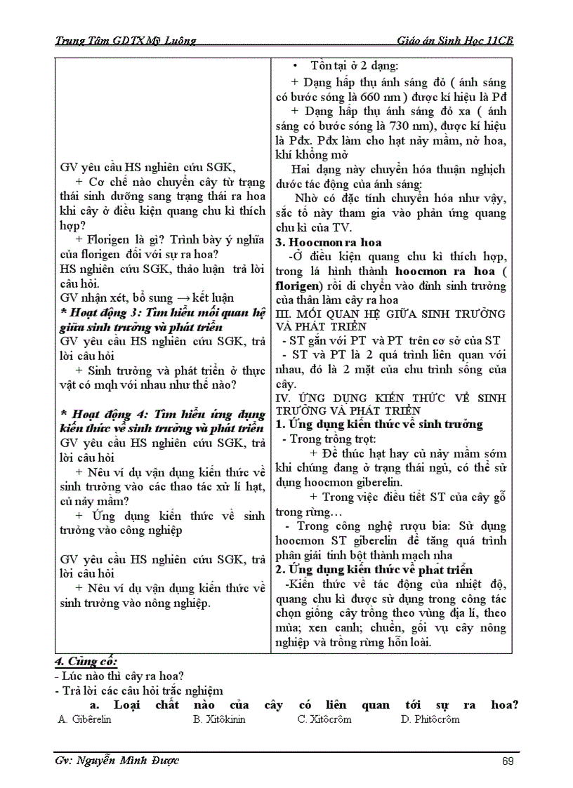 image for page Giao an sinh 11cb