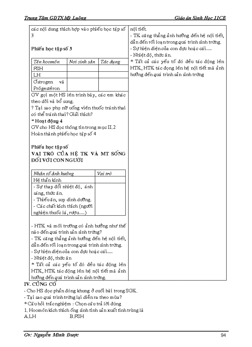 image for page Giao an sinh 11cb