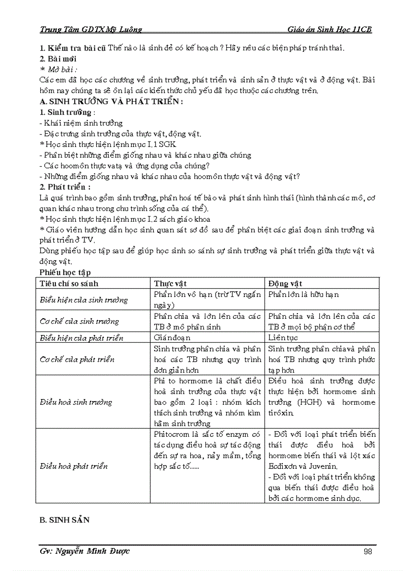 image for page Giao an sinh 11cb