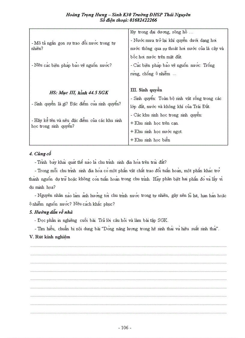 image for page Giáo án Sinh 12 Ban Cơ bản Full