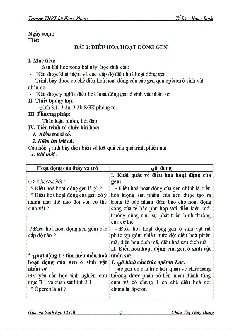 image for page Giáo án Sinh 12 CB