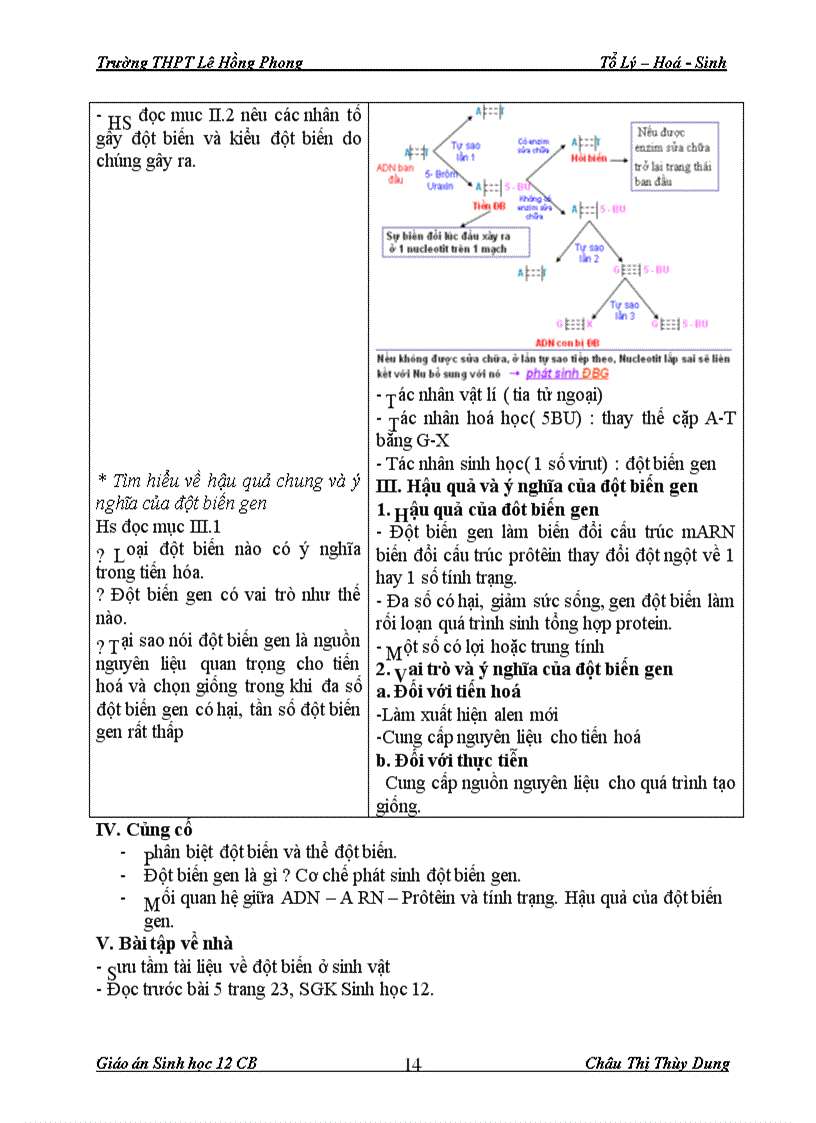 image for page Giáo án Sinh 12 CB