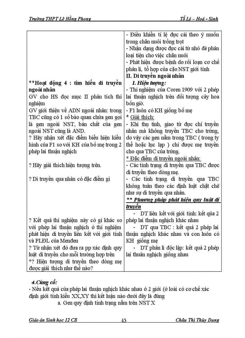 image for page Giáo án Sinh 12 CB