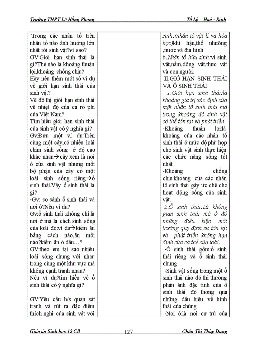 image for page Giáo án Sinh 12 CB