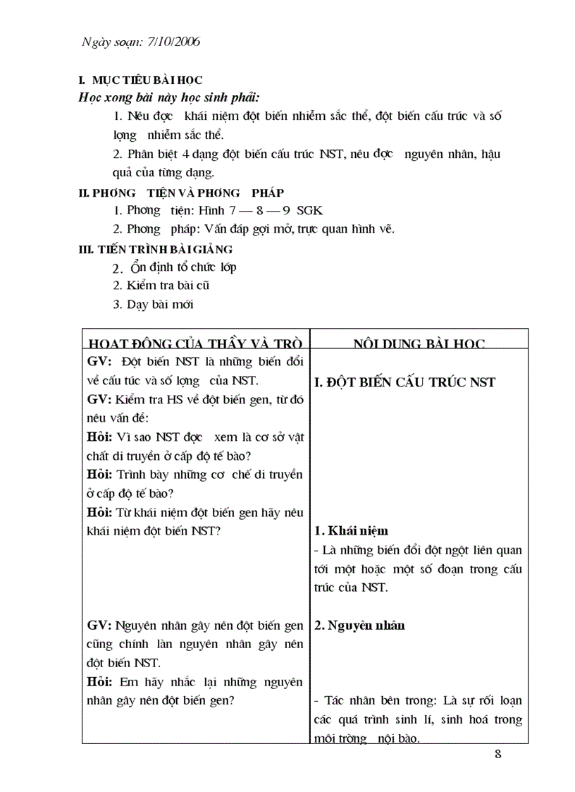 image for page Giáo án sinh 12 cơ bản toàn tập