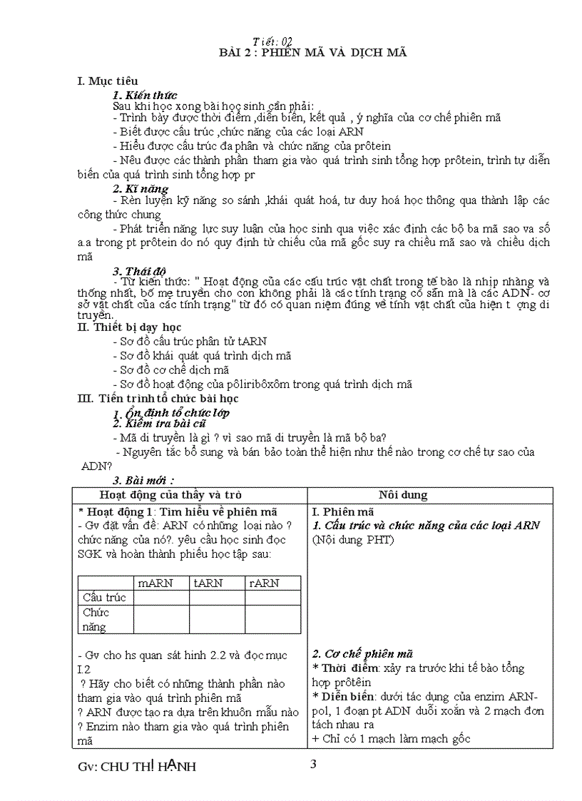 image for page Giáo án Sinh 12 Cơ bản 1