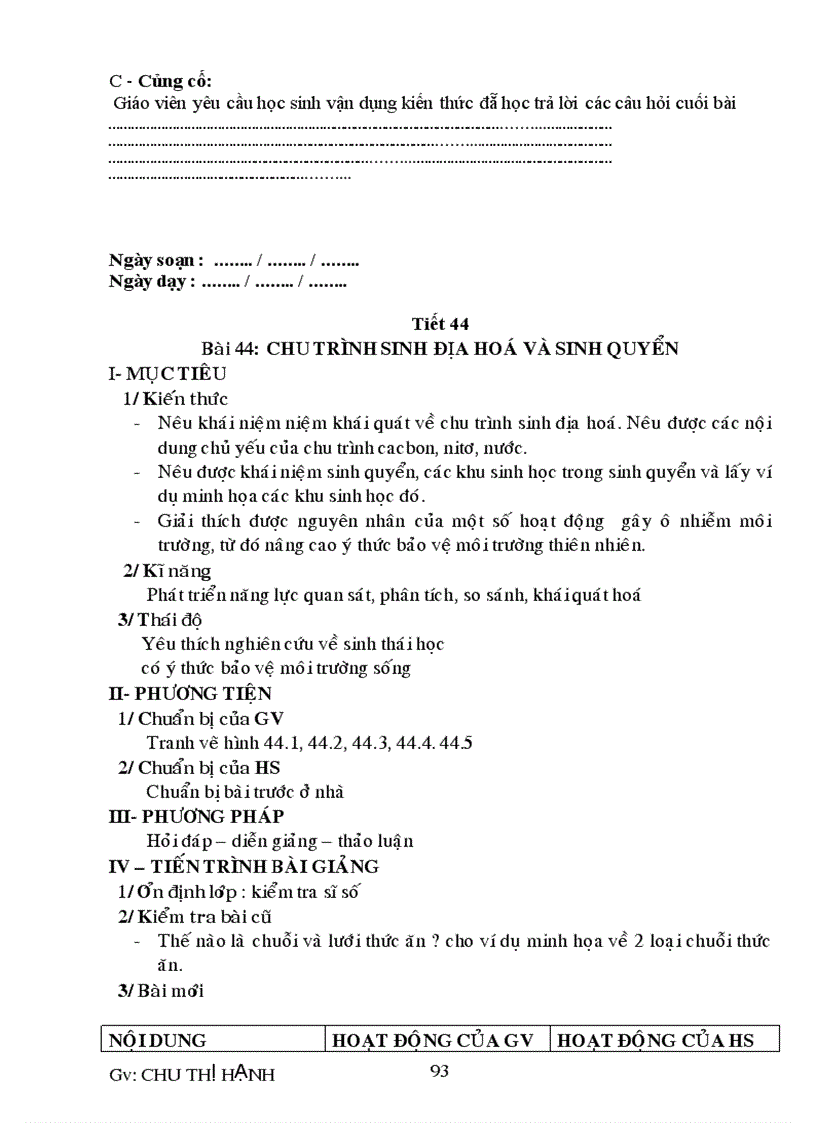 image for page Giáo án Sinh 12 Cơ bản 1