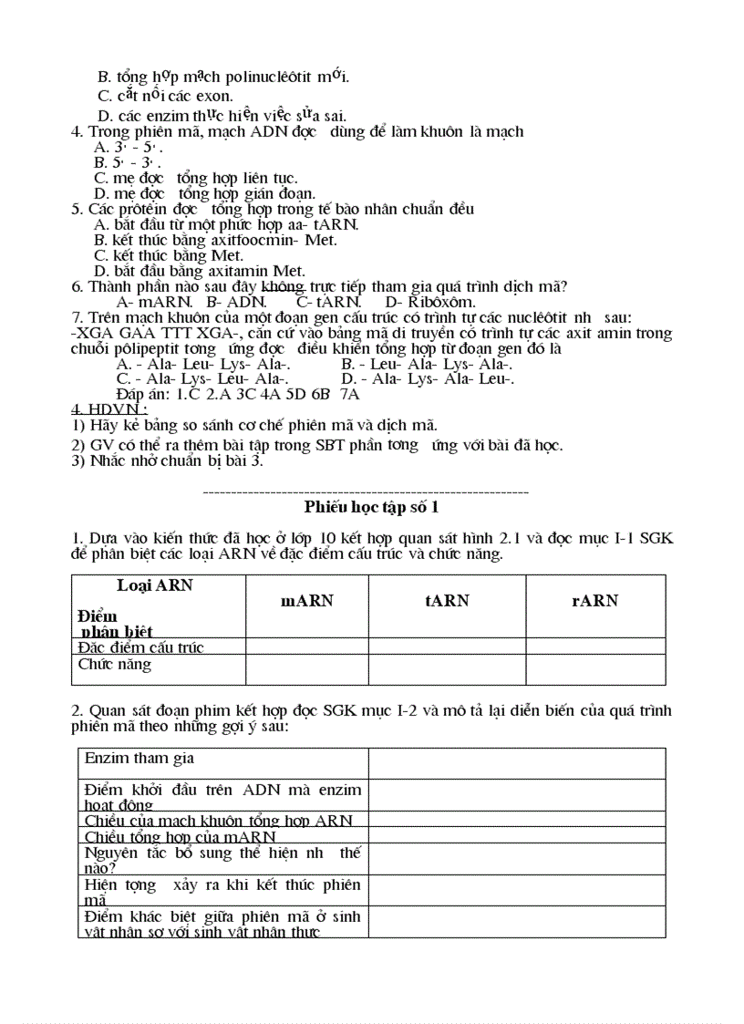 image for page Giáo án Sinh 12 Cơ bản 2