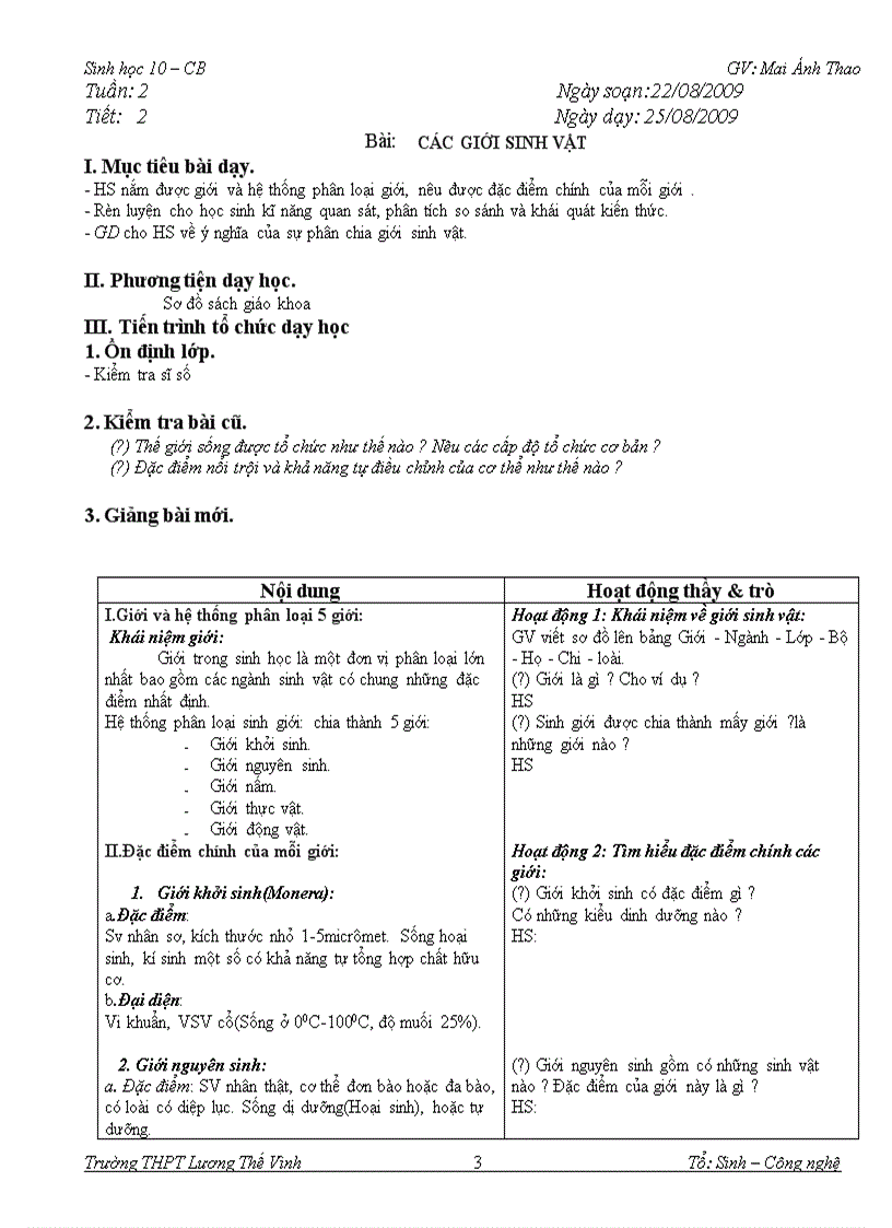 image for page Giáo án Sinh hoc 10 CB