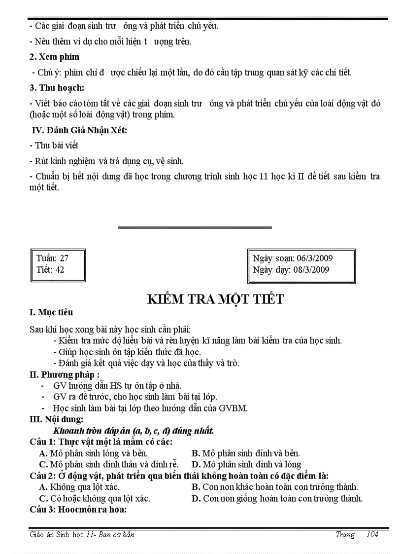 image for page Giáo án sinh học 11