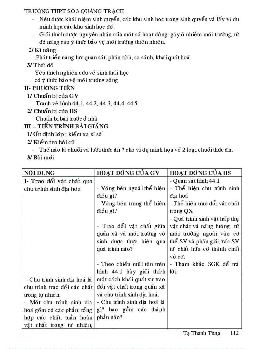 image for page Giáo an sinh học 12 ban cb