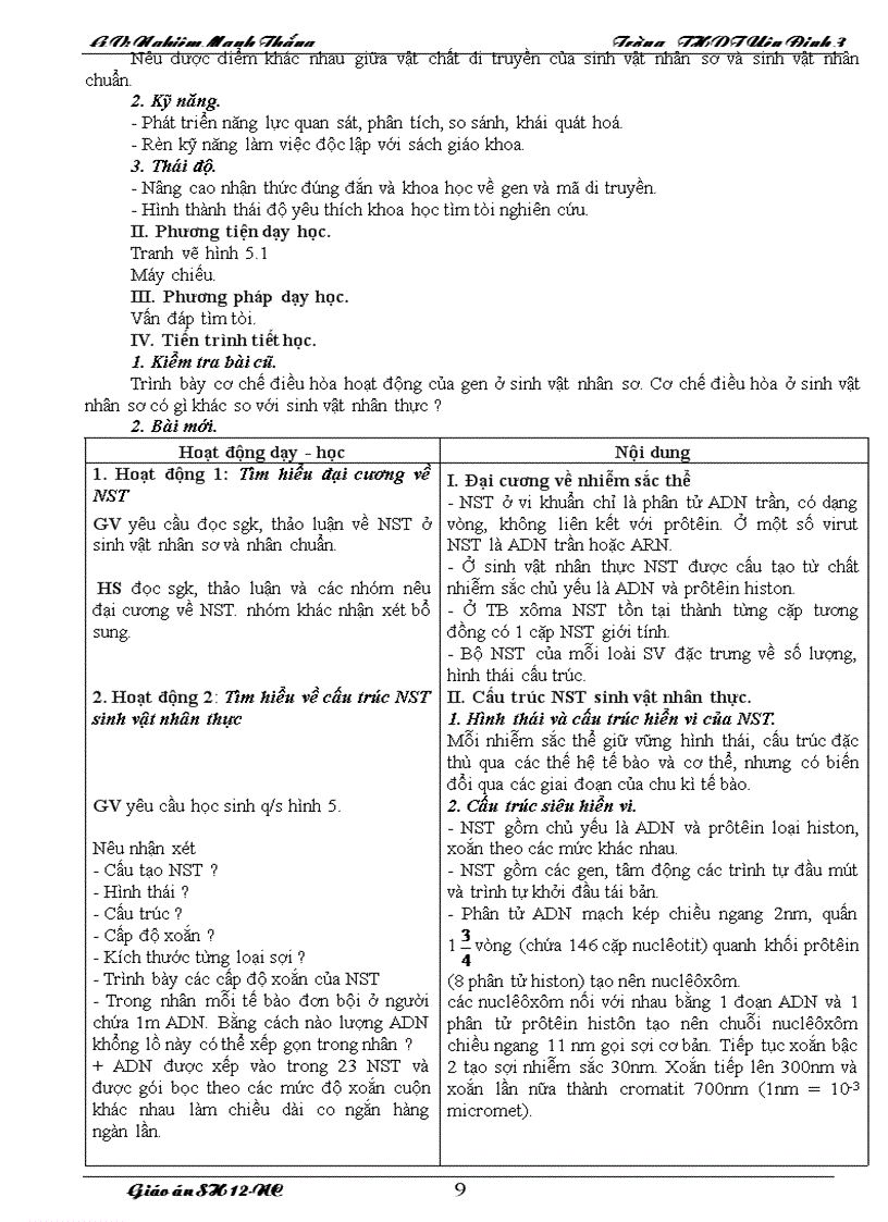 image for page Giáo án sinh học 12 nc