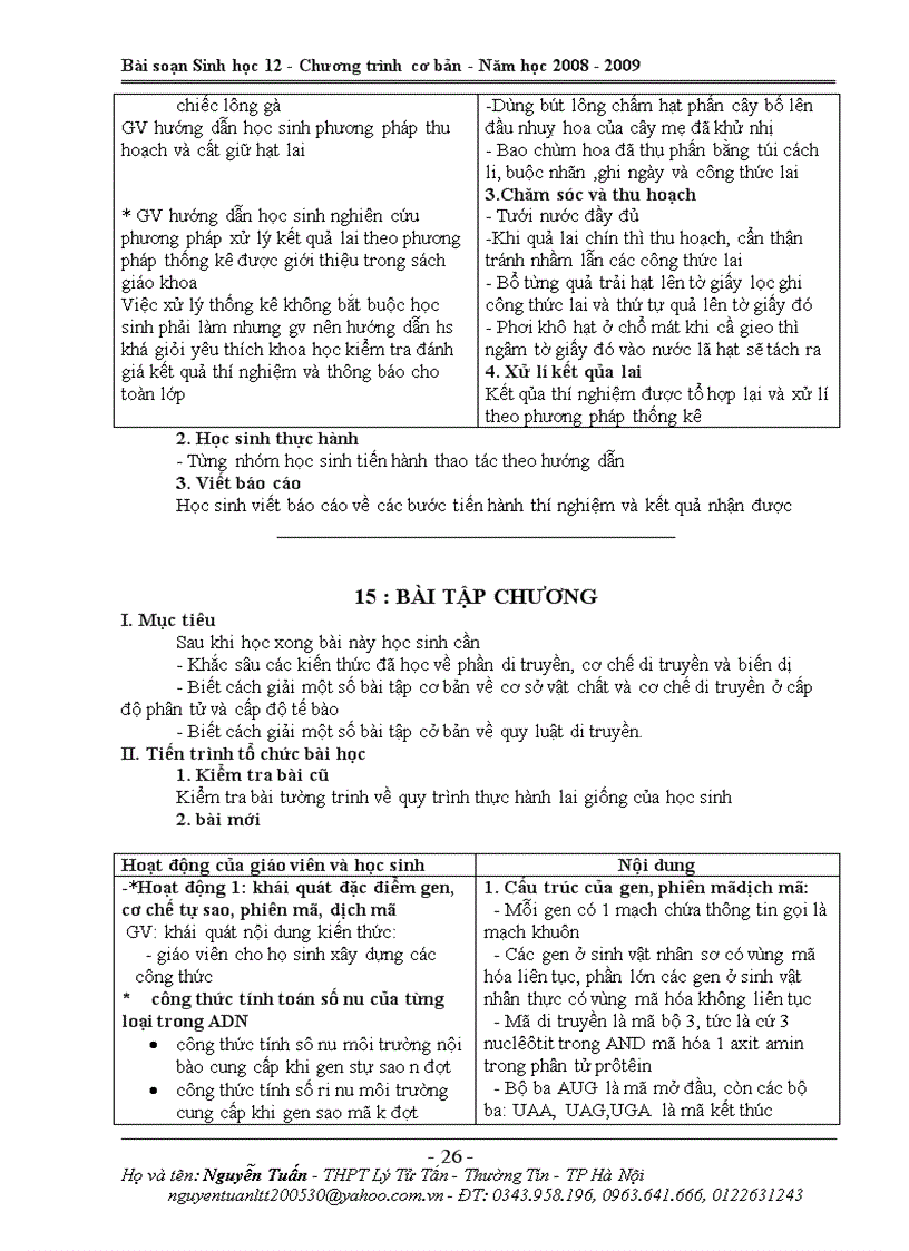 image for page Giáo án sinh học 12 trọn bộ