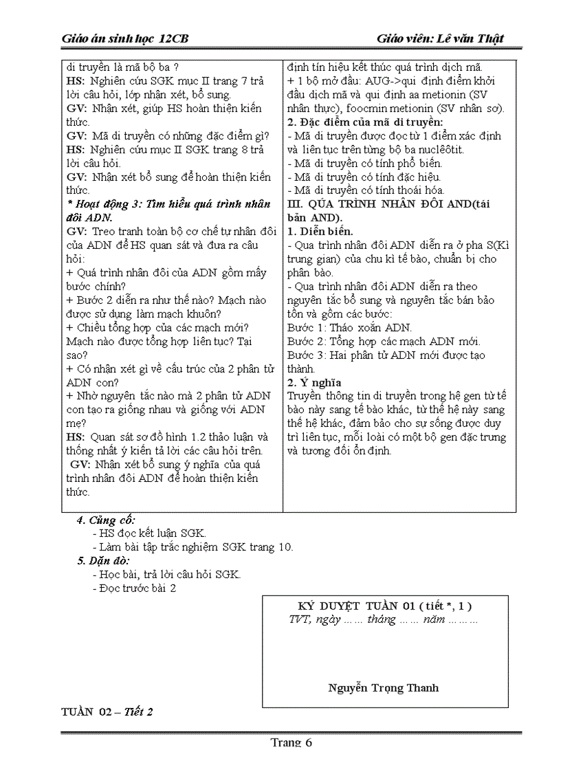 image for page Giao an sinh hoc 12 năm 2009 2010