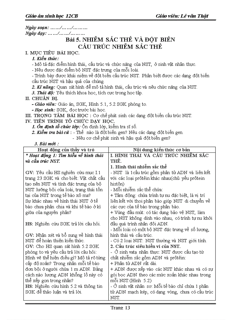 image for page Giao an sinh hoc 12 năm 2009 2010