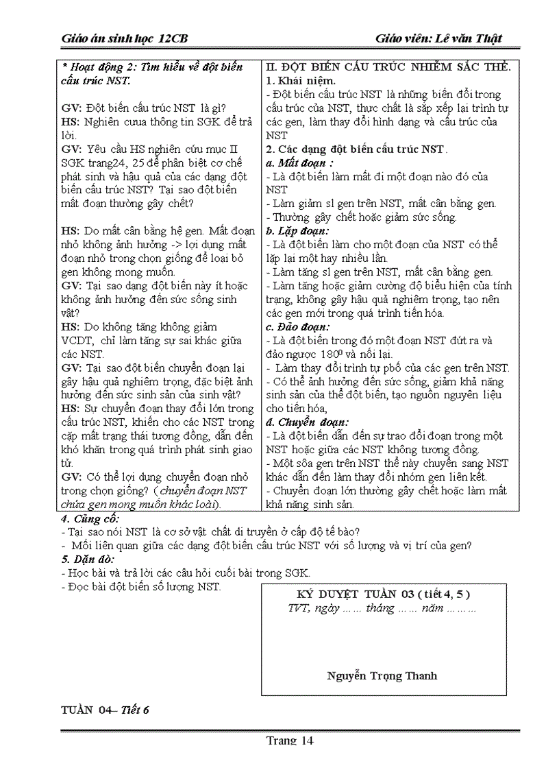 image for page Giao an sinh hoc 12 năm 2009 2010