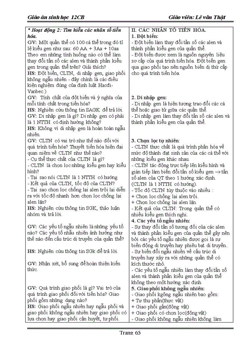 image for page Giao an sinh hoc 12 năm 2009 2010