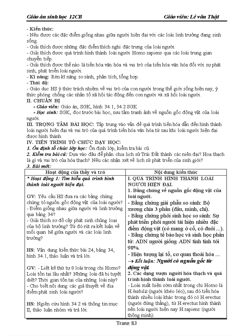 image for page Giao an sinh hoc 12 năm 2009 2010