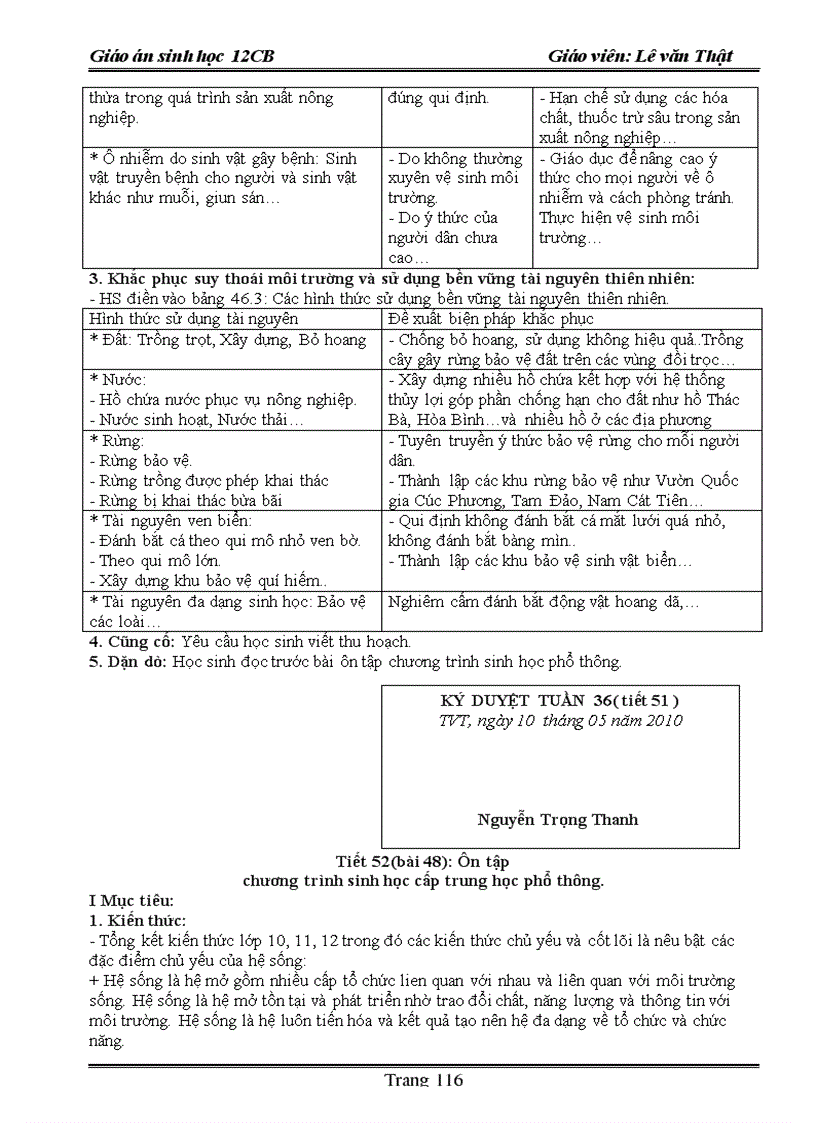 image for page Giao an sinh hoc 12 năm 2009 2010