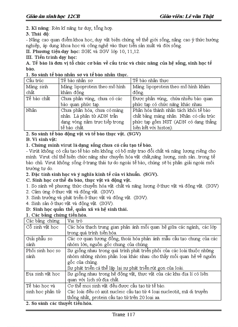 image for page Giao an sinh hoc 12 năm 2009 2010