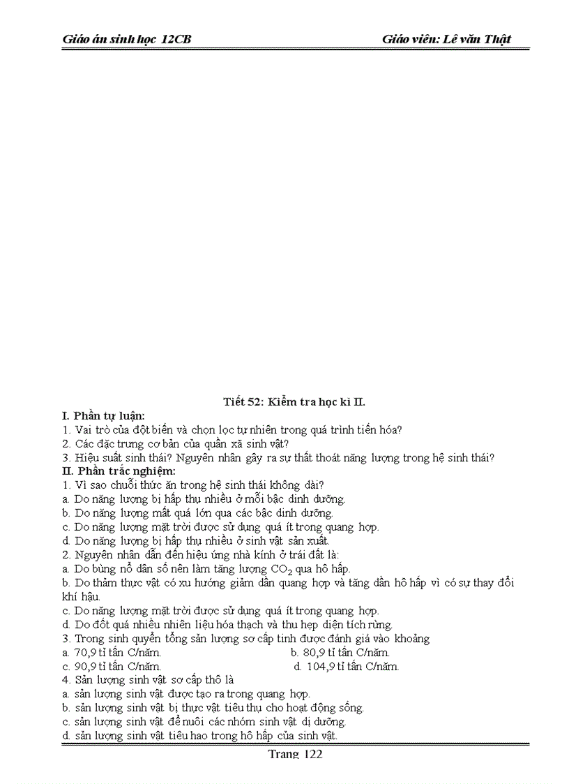 image for page Giao an sinh hoc 12 năm 2009 2010