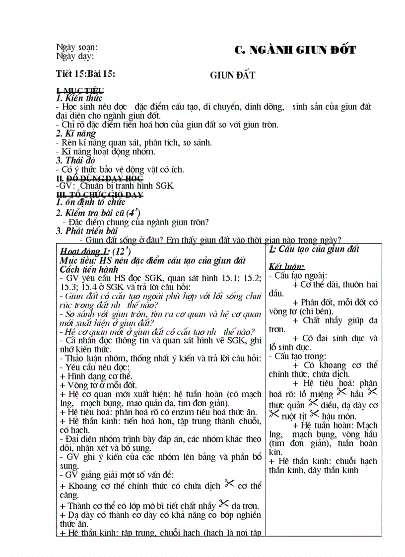 image for page Giáo án sinh học 7