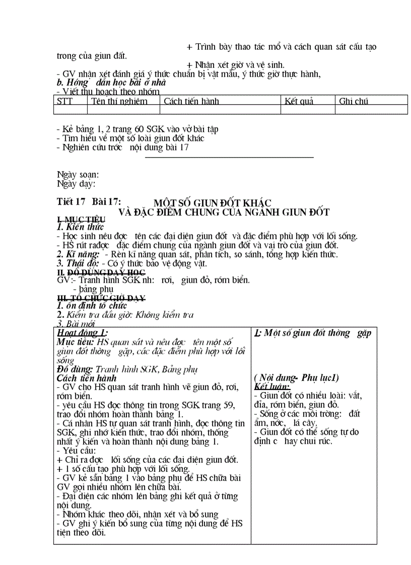 image for page Giáo án sinh học 7