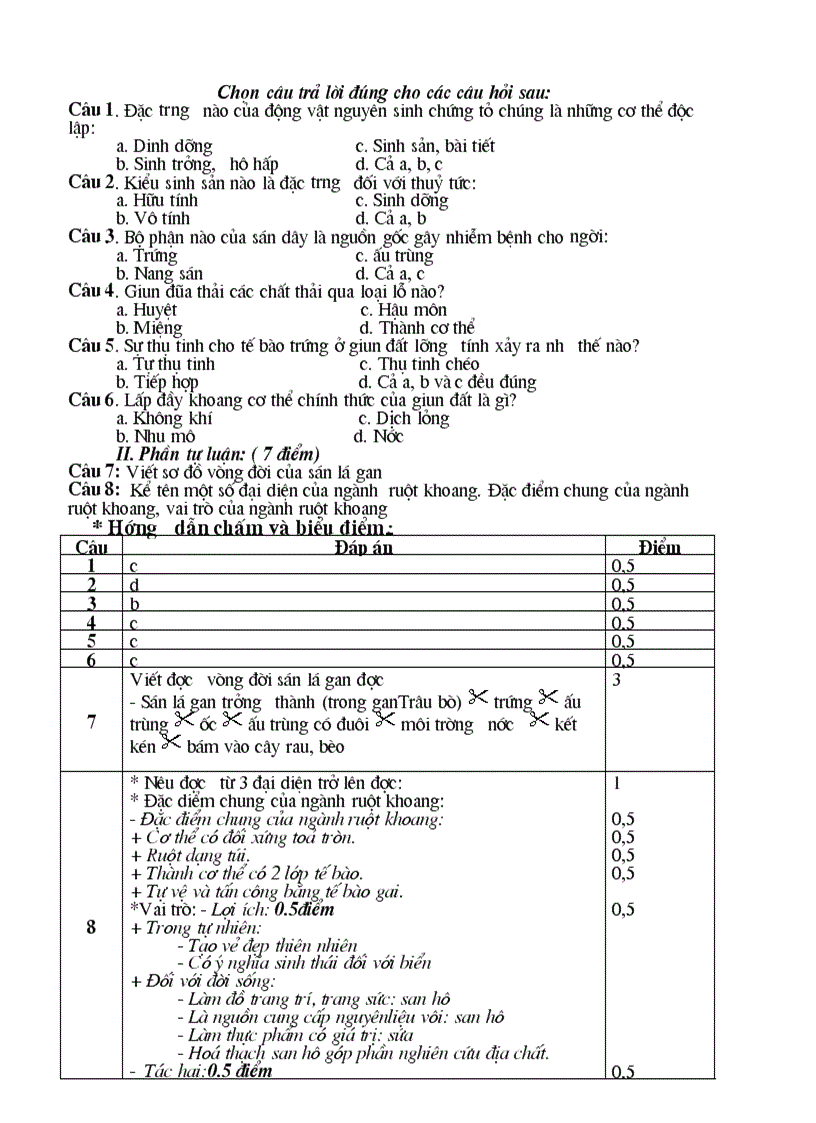 image for page Giáo án sinh học 7