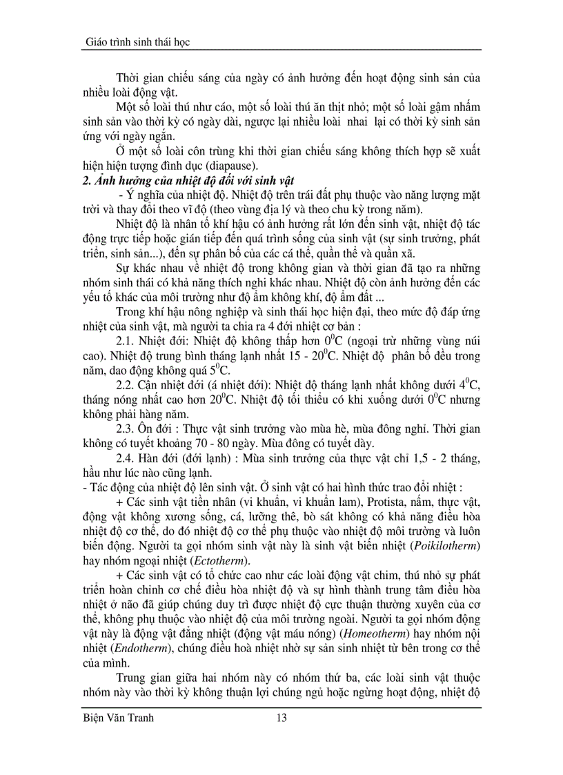 image for page Giáo trình sinh thái học