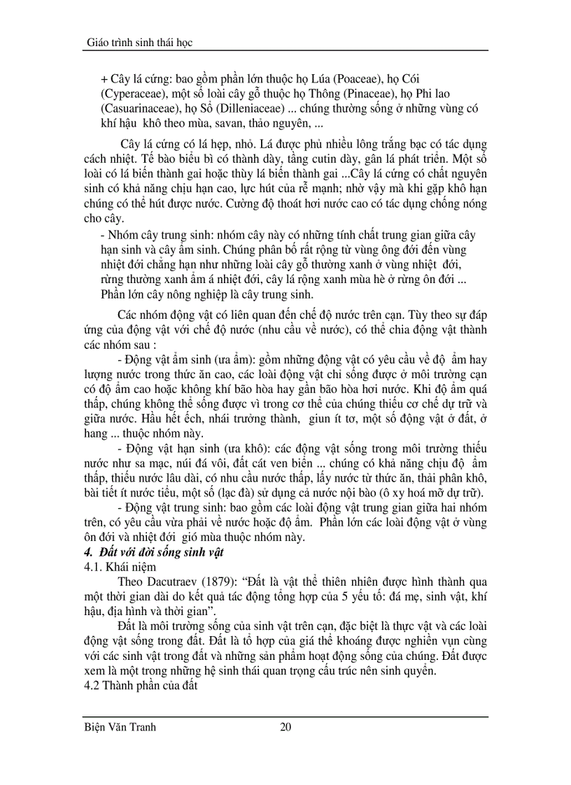 image for page Giáo trình sinh thái học