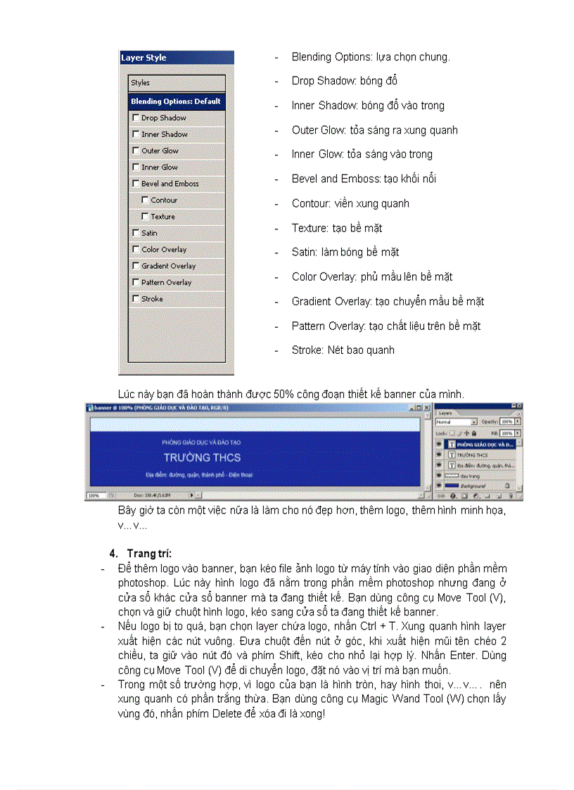 image for page Giao trinh thiet ke Banner bang PhotoShop